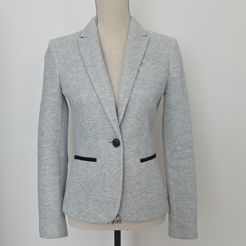 Tommy Hilfiger Light Gray Blazer Size 0